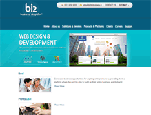 Tablet Screenshot of biztechnologies.in